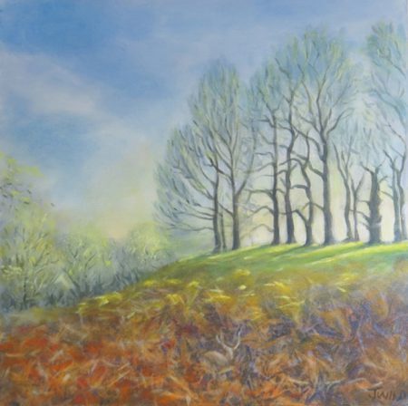 Richmond park landscape painting